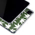 Marijuana Leaf White Pattern iPad Cases